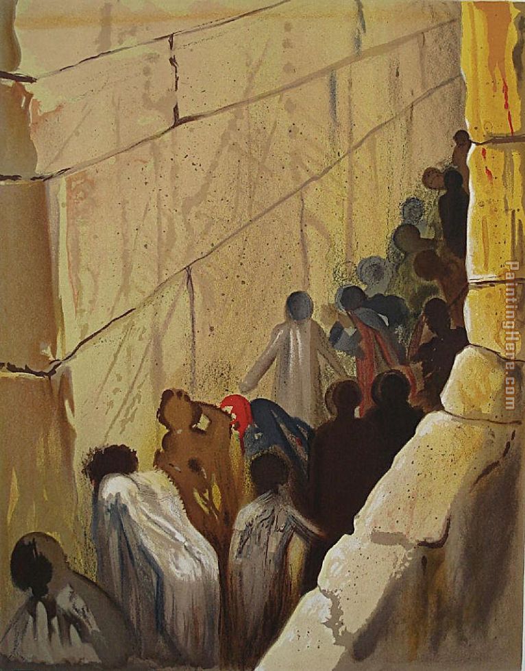 The Wailing Wall painting - Salvador Dali The Wailing Wall art painting